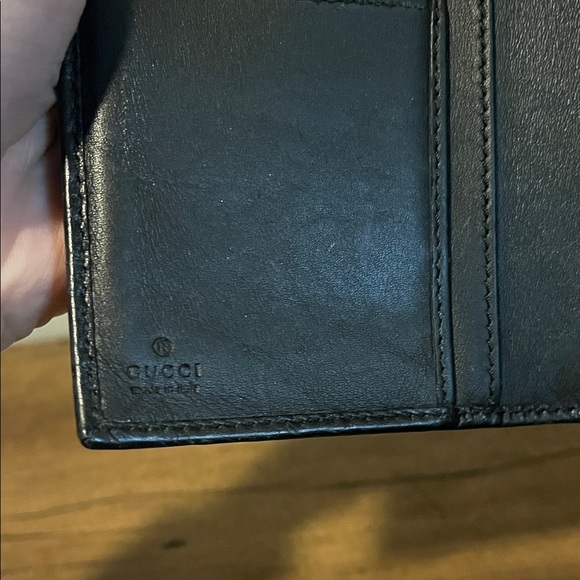 GUCCI Black Guccissima Leather Long Wallet - Picture 14 of 14